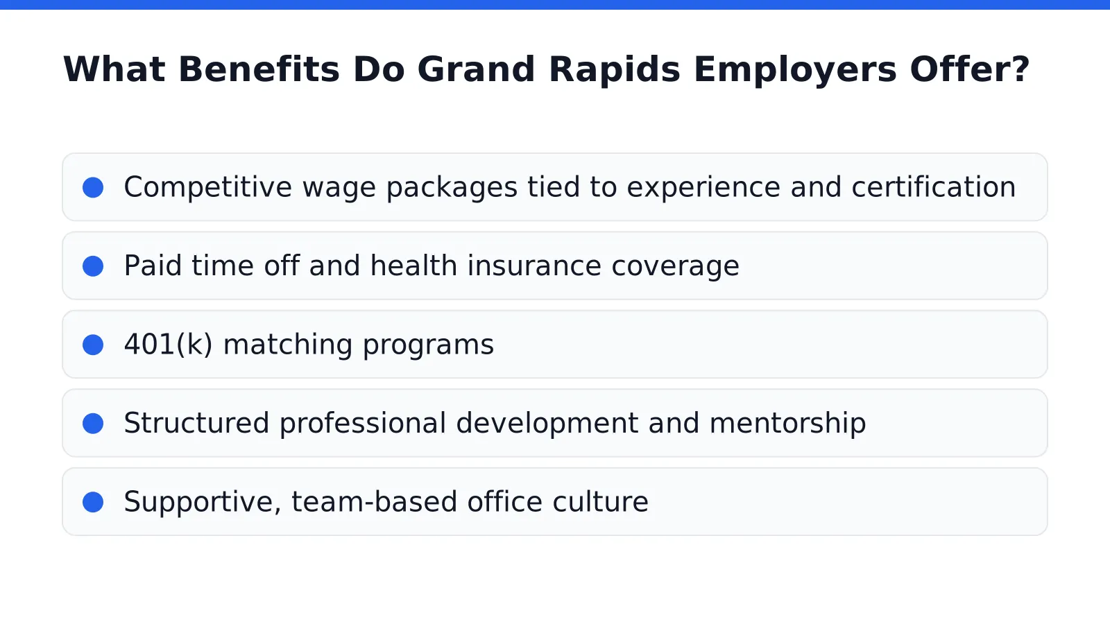 What Benefits Do Grand Rapids Employers Offer